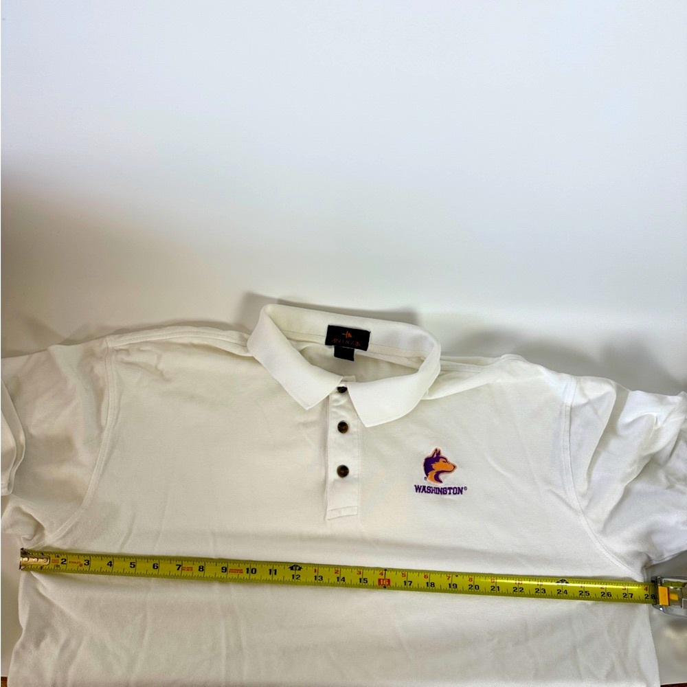 VTG Antigua Men’s XXL Embroidered University of Washington Huskies Polo Y2K UW - Picture 7 of 10